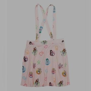 Hot Topic Sailor Moon Symbols Suspender Skirt